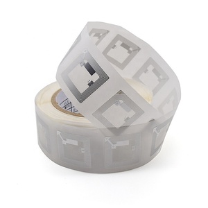 Customized Size ISO 14443 a Protocol F08 Chip 13.56 MHz Blank Paper RFID Wet Inlay/ Sticker/ Tag/ Labels - Product Image 1