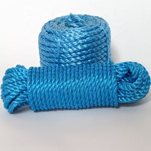 Colorful <strong>PP</strong> Rope Cord Drawn <strong>String</strong> Packing Ropes Splitfilm Polypropylene 3 Strands <strong>Twisted</strong> Draw Rope 4mm 6mm 8mm 10mm 12mm 14mm - Product Image 5