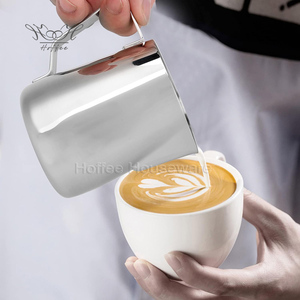 เหยือกสแตนเลสใส่ฟองนมสำหรับทำ304เหยือกใส่น้ำใส่กาแฟเอสเปรสโซถ้วยครีมสำหรับลาเต้อาร์ต - Product Image 4