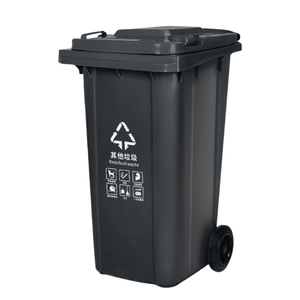 高品质100升回收塑料垃圾桶垃圾桶轮式垃圾桶 - Product Image 2