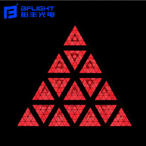 Retro Stage Light Hot Sale Stage Event Club Concert Disco Dmx Rgb <strong>LED</strong> Triangle matrix Light - Product Image 5