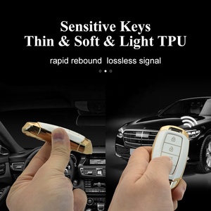 เคสกุญแจรถยนต์ TPU,สำหรับ Hyundai Tucson Sonata Fe Creta Ix25 Ix35 Ix45 I10 I20 I30 I40 - Product Image 3