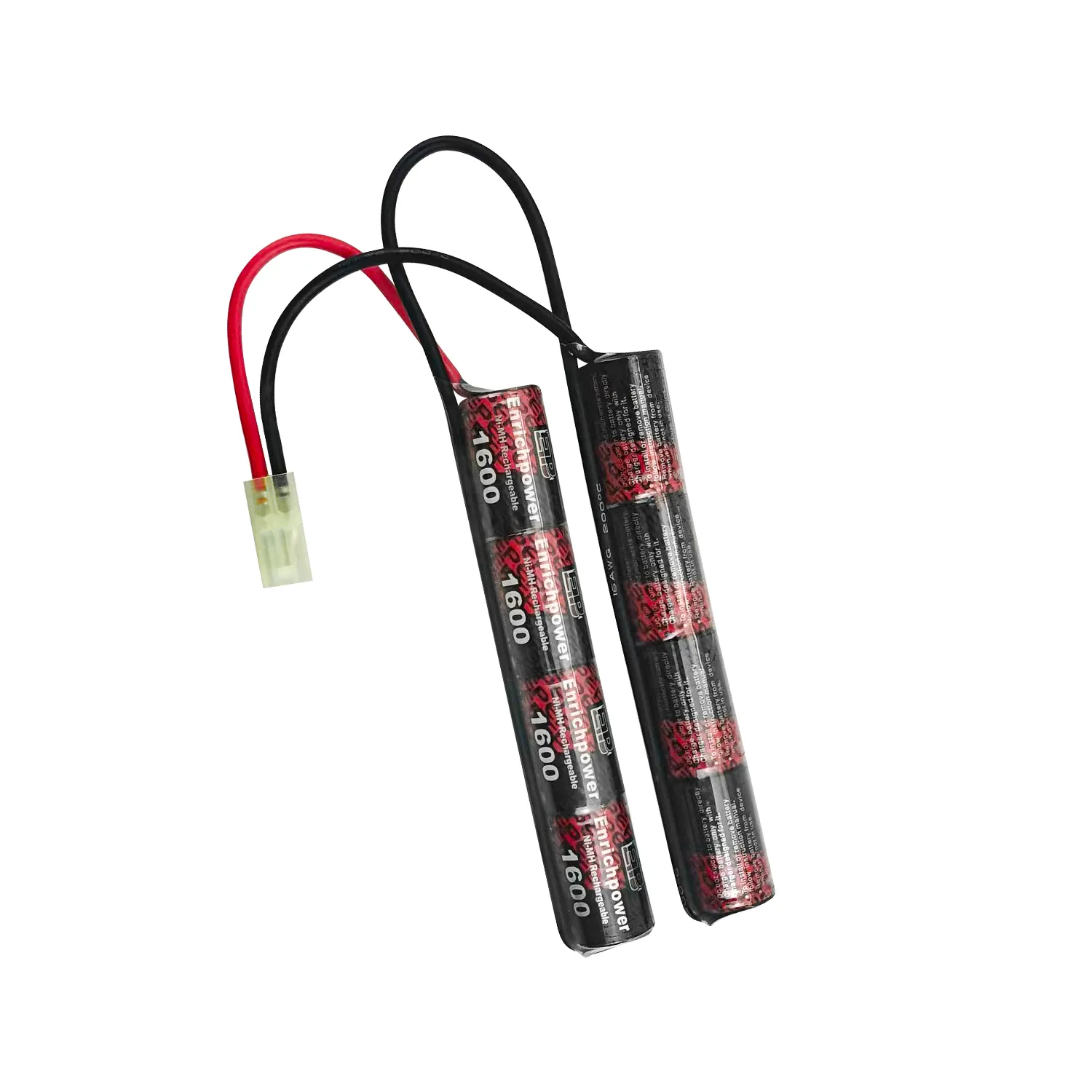 9,6 V airsoft batería 1600mAh NiMH batería recargable para airsoft