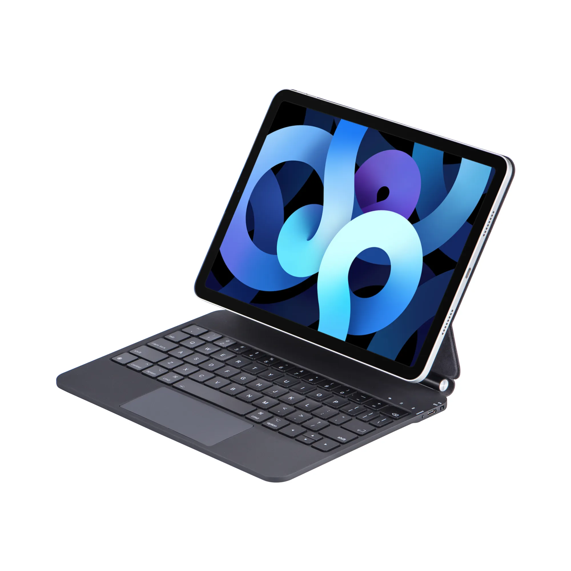 Fabrika toptan fiyat Bluetooth sihirli klavye için 10.9 inç iPad hava 4/5 ve 11 inç iPad Pro OEM/ODM siyah/beyaz multi-touch