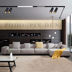 ECOJAS Khuyến Mãi Mới Cửa Hàng Quần Áo Chiếu Sáng Theo Dõi Đèn LED Với Dali Kiểm Soát 3000-3600 Trắng/Đen IES Tập Tin 5 Năm - Product Image 1