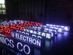WZLED caldo di vendita in movimento messaggio di scorrimento testo di buona qualità P10 display a led a colori singoli prezzo di fabbrica WANZHOULED - Product Image 4