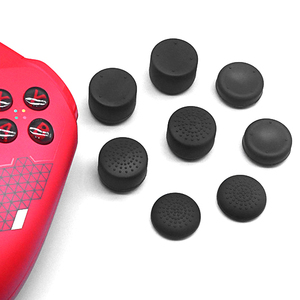 8 in1ソフトシリコンジョイスティックアナログスティックキャップサムスティックボタンサムグリップコーブセットPS5PS4 PS3 Xbox One360ゲームコントローラー用 - Product Image 3