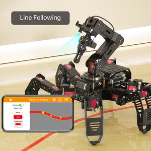 Hiwonder SpiderPi Pro AI Vision Hexapod Паук Робот с программируемой Роботизированной рукой для Raspberry Pi 4B/5 обучающий робототехнический комплект