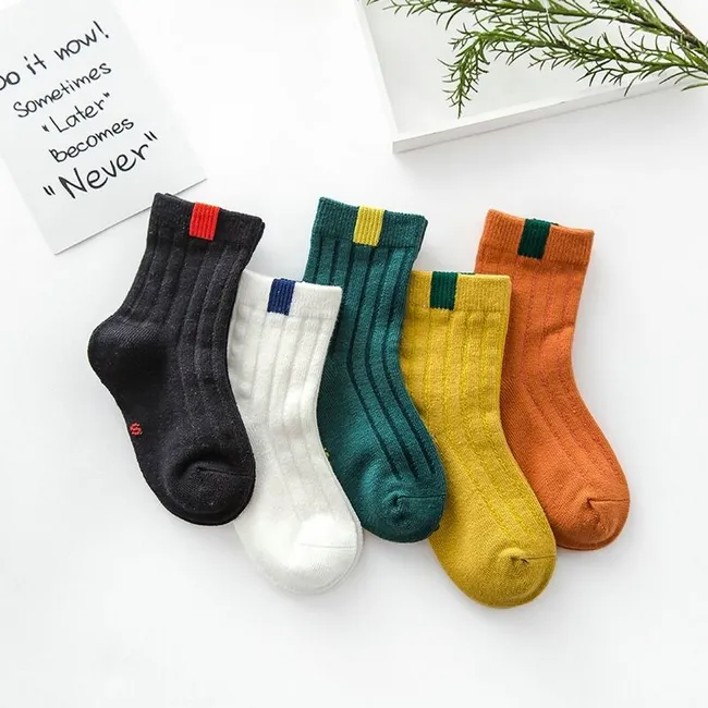 0.18 dollari modello FYW021 Toddler Kids Boys Girls Fashion Cotton Socks calzini Unisex all'ingrosso per 0-15 anni