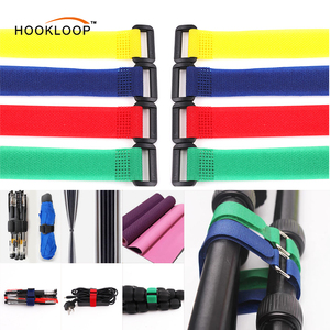 20*200mm gancho y lazo bridas para cables gancho bucle autoblocante correas para cables colorido nailon autoblocante gancho y lazo bridas para cables - Product Image 1