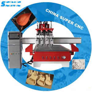 Enrutador CNC automático Supecnc 1325 1530 para fresado de madera 3 4 husillos máquina enrutadora cnc - Product Image 1