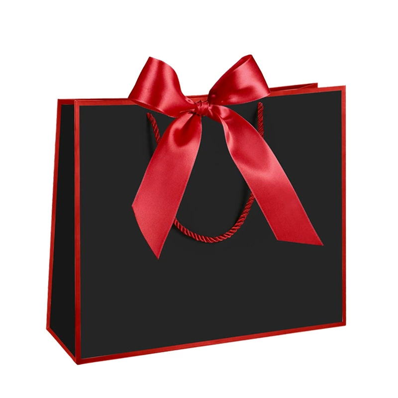 Black bag with red edge