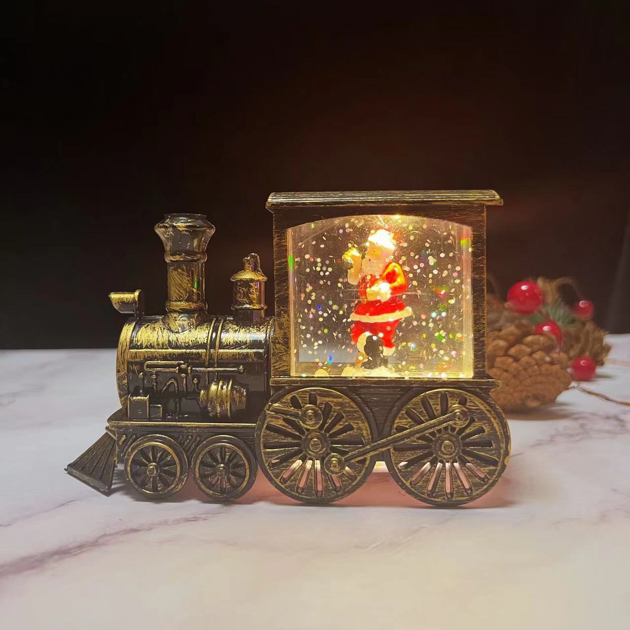 Train d'injection d'eau en or brossé-vieil homme