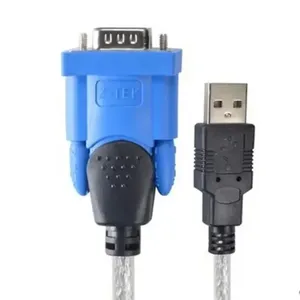 Cavo di conversione PLC di grado industriale da USB a RS232 porta seriale Z-TEK USB-232 di linea di Download di programmazione dati universale - Product Image 1
