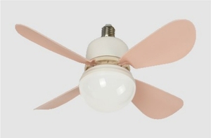 Ventilador de techo LED de 16,5 pulgadas con 4 aspas y luz E27 Interruptor de control remoto de ahorro de energía para una instalación conveniente - Product Image 4