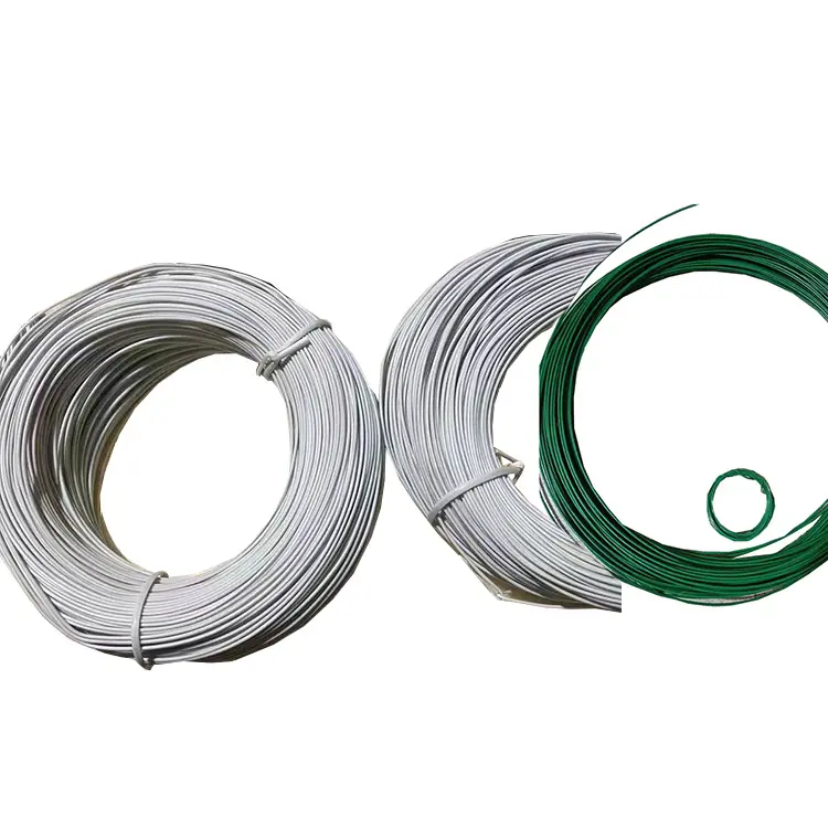 12 Calibre Galvanizado Fio De Aço Recozido Suave Fio Revestido Do Gi Do Pvc 4mm 6mm