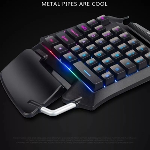 Teclado con cable USB para videojuegos, convertidor de teclado BattleDock G92 de una sola mano con 35 teclas para PUBG Mobile - Product Image 4
