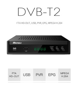 LCNサポートロジックチャンネル番号地上波DVB T2 TVレシーバーHEVCh.265イタリア - Product Image 5