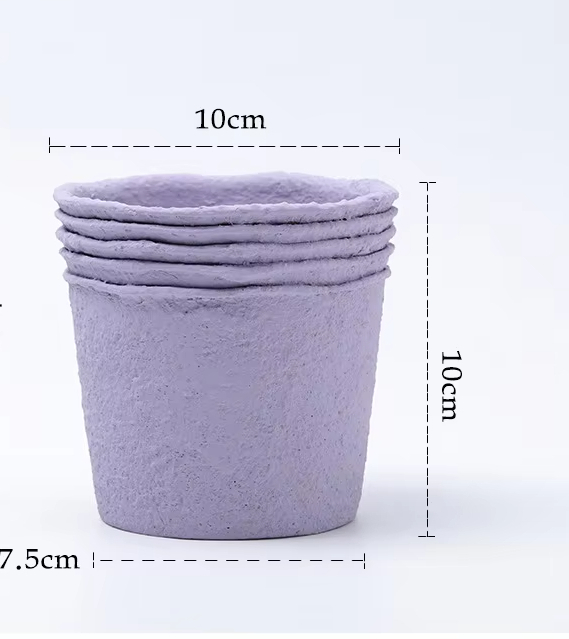 Paper Pulp Purple Small Size 10cm