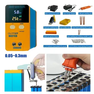 801B便携式小型点焊机，带11.6kw发光二极管数字显示，易于操作的存储电容电池点焊机 - Product Image 4