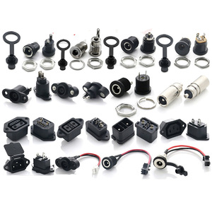 DC Power Jack <strong>Socket</strong> 12V Round Pin Charging Male and Female Head Plug and <strong>Socket</strong> 5.5*2.1/<strong>2.0</strong>/2.5/3.5*1.3mm - Product Image 1