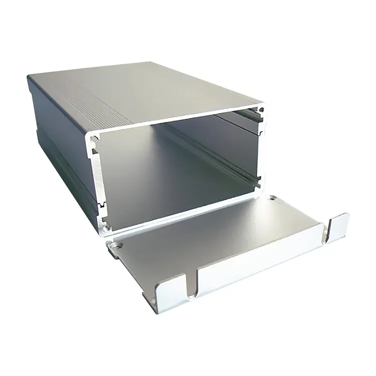 Electronic Shell Prototype Extruded Aluminum Electronic Enclosure/ Aluminum Extrusion Enclosure PCB Housing Box 45*85mm