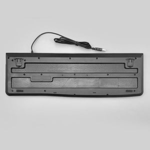 USB有線K-109Dコンピュータキーボード104キー対応オフィスシングルフランス語ロシアアラビア語黒コンピュータキーボード - Product Image 6