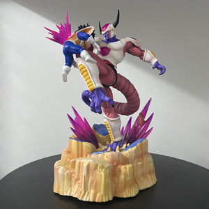 17CM New Product Super Saiyan Son <strong>Goku</strong> <strong>VS</strong> Frieza Battle Stance Beat Model Anime Figure Cartoon-Character