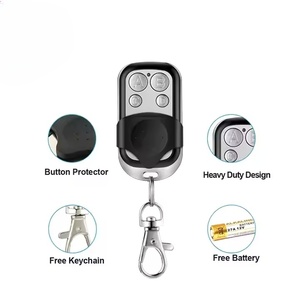 Metall Push 4 Tasten Fernbedienung RF433MHz Sender Universal Garagentor öffner Remote Duplica tor Clone Cloning Code Key - Product Image 2