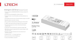 LTECH NFC comando completo vicino al campo di programmazione DALI corrente costante alimentatore 12W 100-500mA - Product Image 2