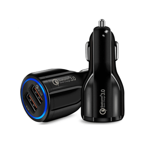批发金属快速充电器2A <span class=keywords><strong>USB</strong></span>适配器双<span class=keywords><strong>2</strong></span>端口通用手机<span class=keywords><strong>USB</strong></span> Qc3.<span class=keywords><strong>0</strong></span>车载充电器为iPh