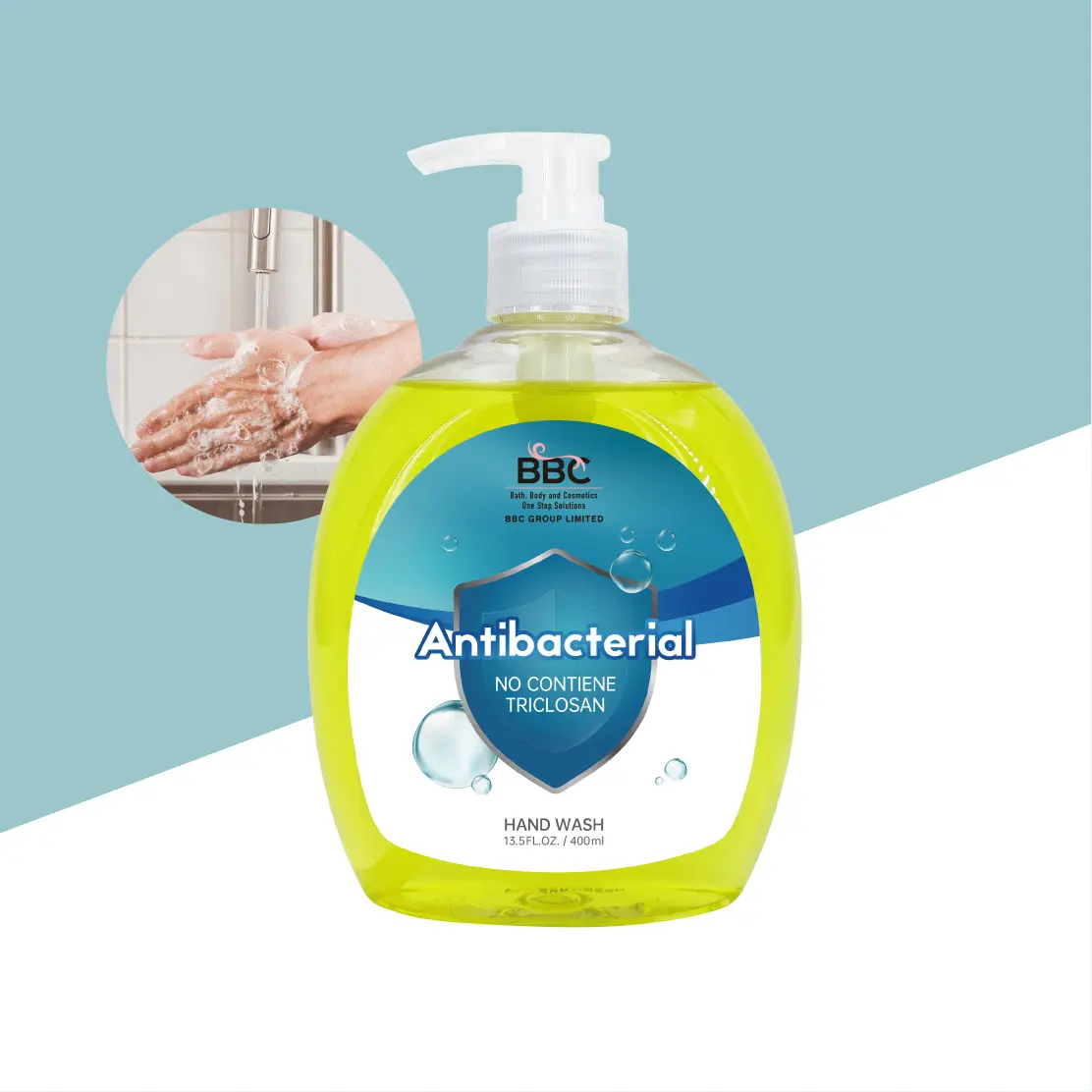 BBC neutre ph savon pour les mains mini savon pour les mains 400ml savons liquides en gros