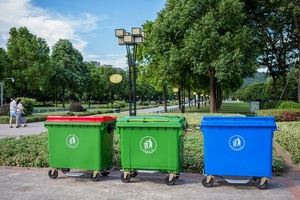 <strong>Customized</strong> Color Plastic Mobile <strong>Garbage</strong> <strong>Container</strong> Dustbin Recycle Waste Bin <strong>Garbage</strong> Trash Can - Product Image 5