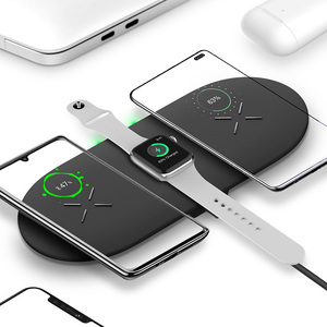 แผ่นชาร์จไร้สายแบบ3 in 1สำหรับ Apple Watch 9 8 7 6 5 4 3 2 1และสมาร์ทโฟน - Product Image 4