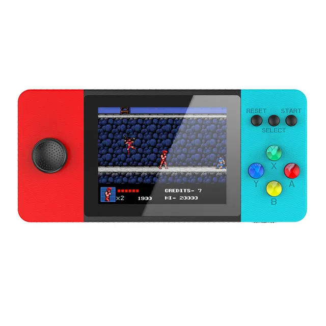 Newest K9 3.0 inch Handheld Portable Game Console with IPS screen 4GB 500 free games for super nintendo nes games child