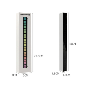 充電式RGB音声制御LED音楽レベルライトピックアップランプリズムライト - Product Image 5