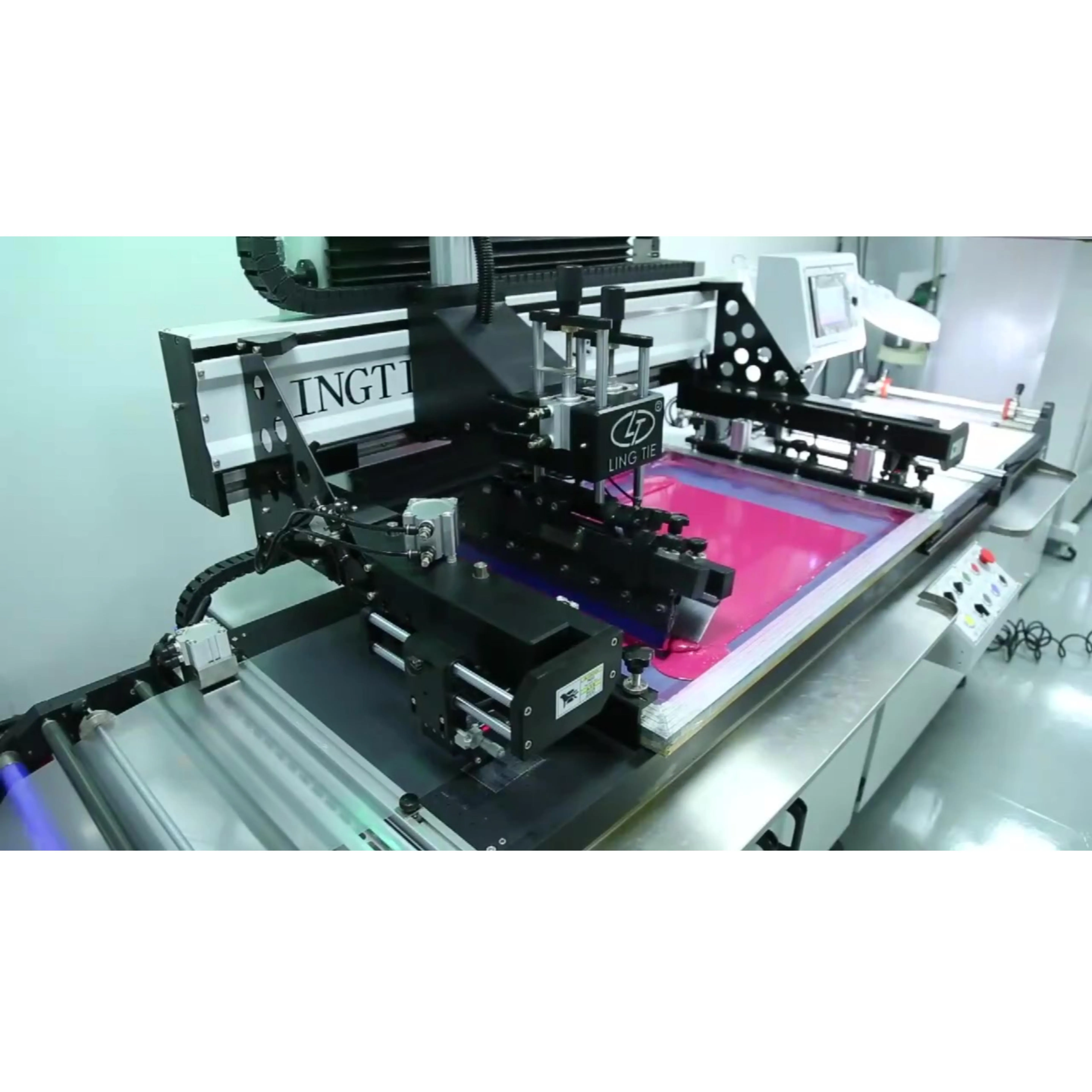 Máquina de impresión de pantalla de seda CNC automática