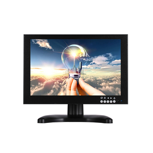 Panel IPS Monitor de PC de tamaño pequeño Monitor CCTV de 10,1 pulgadas Lcd Industrial Marco abierto Monitor de pantalla táctil Entrada VGA USB - Product Image 2