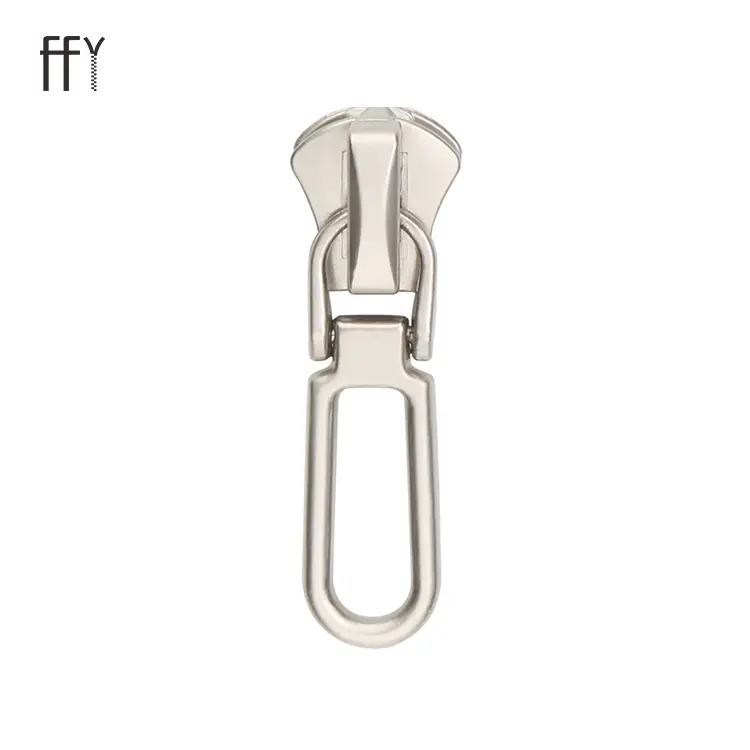 Low Price Customized Size Clothing Metal Size #5 Zipper Slider Puller For Clothing