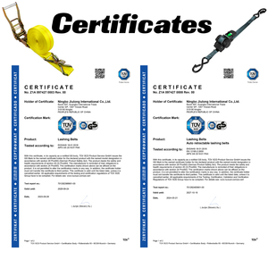 1 "tự động rút lại dây đai Ratchet với móc J-khóa bấm đơn cho cuộn thép và bảo vệ gỗ - Product Image 2