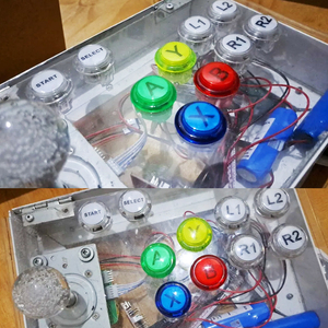 1セット30mmクリア押しボタンBX L1 L2 R1 R2 Neo GeoアーケードコンソールDIYマシンセレクトスタートゲームコントローラー - Product Image 6