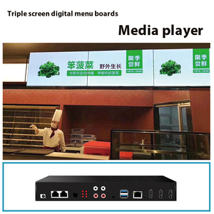 Cost-Effective 4K UHD Menu Boards Advertising Player RK3399 SOC with Triple Output and WiFi 4G <strong>Android</strong> <strong>Operating</strong> <strong>System</strong>