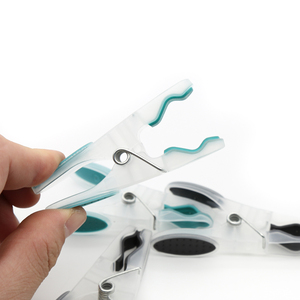 Popüler 12 adet toptan plastik Clothespegs kavrama plastik Clothespins TPR plastik çamaşır mandalları