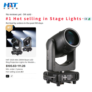 Şapka için 2025 Mini 295W ışın LED halka projeksiyon ışıkları düğün KTV DJ DMX512 kontrol modu MINI 295 14R - Product Image 2