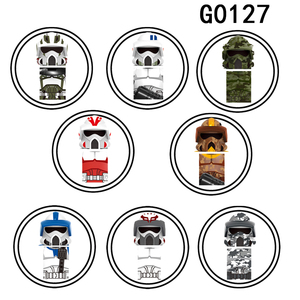G0127 Space Wars personaje de película 501st ARF comandante Trauma Coruscant Guard ARF Trooper bloques de construcción figuras montaje niños juguete