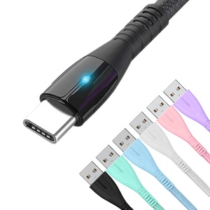 สายชาร์จมือถือไมโคร USB C V8 66W 3A ไนลอนวันที่ถักด้วยการชาร์จเร็ว5A ทองแดงบริสุทธิ์สำหรับใช้ในคอมพิวเตอร์ - Product Image 1