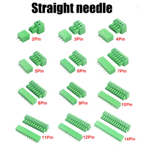1 par KF2EDG 3,81mm PCB bloque de terminales de tornillo 2-12Pin enchufe macho hembra Pin conector de cable - Product Image 3