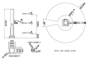 Robot paletizador de bloques/Robot apilador de bloques automático para caja de apilamiento de ladrillos de hormigón, paletizador de semillas, bolsas de alimentación de arroz - Product Image 3