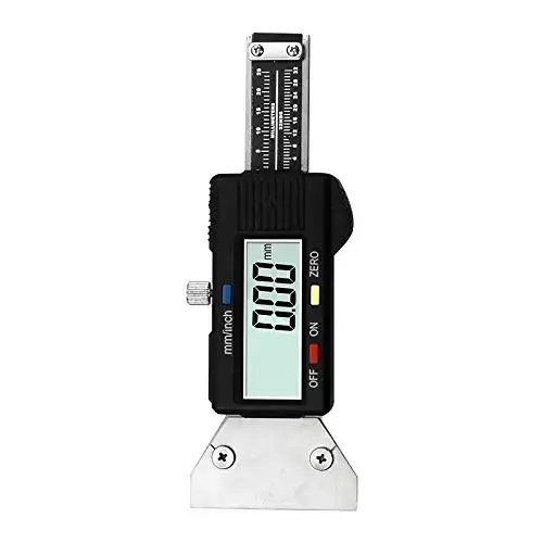 Medidor de profundidad de banda de rodadura Digital 0-25mm herramienta de medición