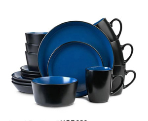 16件套陶瓷餐具，定制颜色，哑光颜色 - Product Image 2